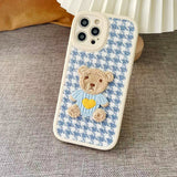 Boogzel Apparel Bear Embroidered iPhone Case, view 4