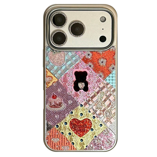Boogzel Apparel Bear Rhinestones iPhone Case