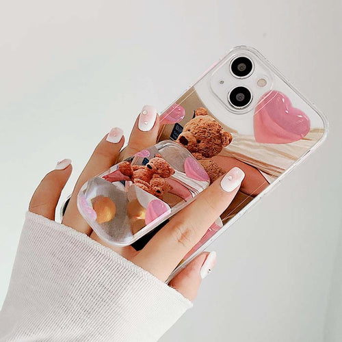 Boogzel Apparel Bear Stand Holder iPhone Case