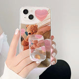 Boogzel Apparel Bear Stand Holder iPhone Case, view 5