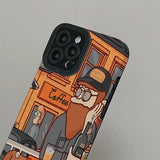 Boogzel Apparel Bearded Man With Dog IPhone Case, view 3