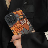 Boogzel Apparel Bearded Man With Dog IPhone Case, view 6
