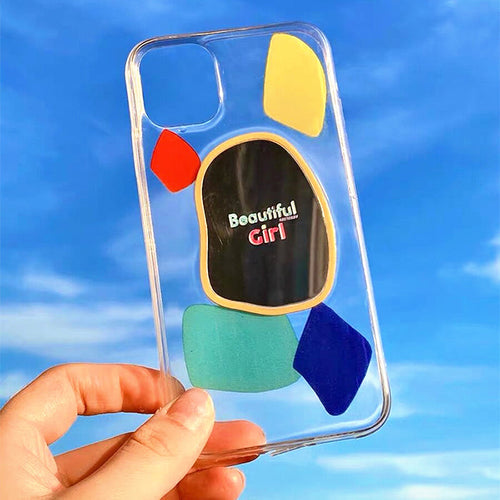 Boogzel Apparel Beautiful Girl Mirror iPhone Case