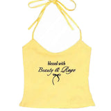 Boogzel Apparel Beauty & Rage Y2K Halter Top, view 6