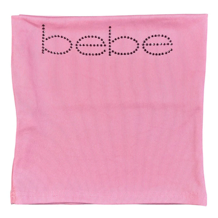Boogzel Apparel Bebe Ribbed Tube Top in Pink
