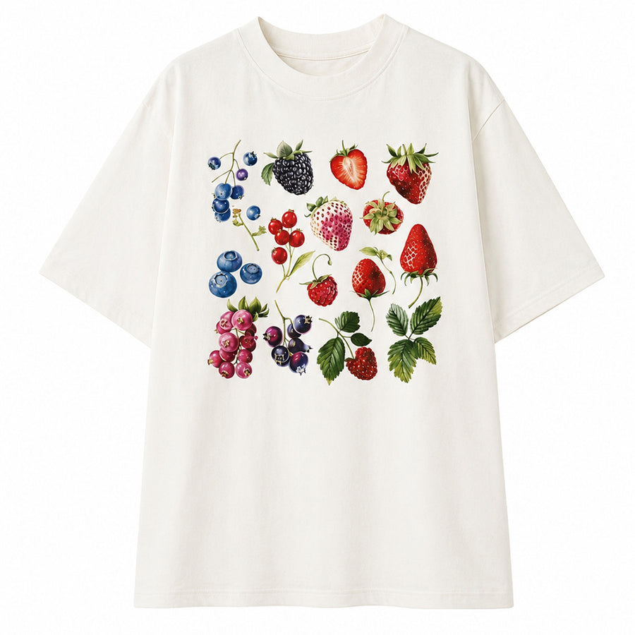 Boogzel Apparel Berry Garden Aesthetic T-Shirt