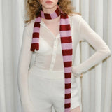 Boogzel Apparel Berry Milkshake Stripe Scarf, view 2