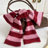 Boogzel Apparel Berry Milkshake Stripe Scarf, view 4