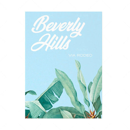 Boogzel Apparel Beverly Hills Canvas Poster