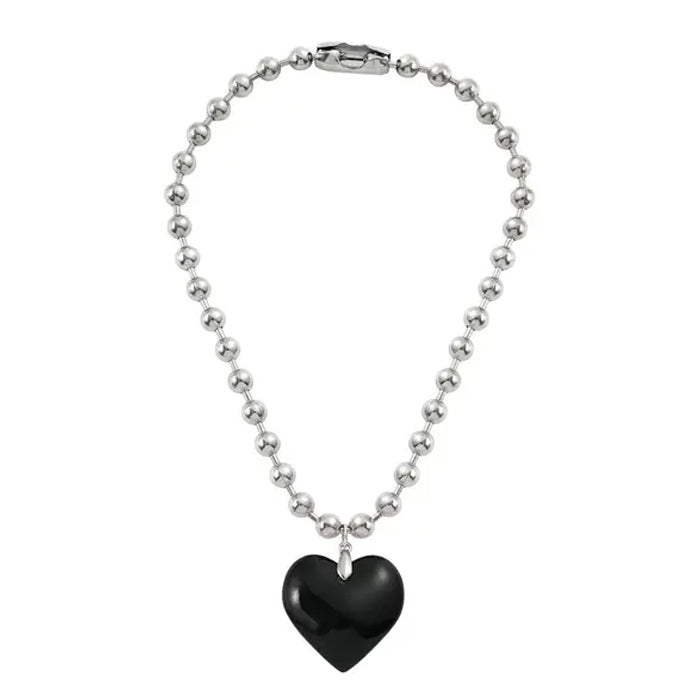 Boogzel Apparel Big Heart Pendant Necklace