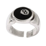 Boogzel Apparel Billiard 8 Ball Chunky Ring, view 3