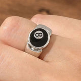 Boogzel Apparel Billiard 8 Ball Chunky Ring, view 5