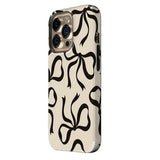 Boogzel Apparel Black Bows iPhone Case, view 2