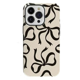 Boogzel Apparel Black Bows iPhone Case, view 3
