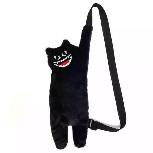 Boogzel Apparel Black Cat Crossbody Bag