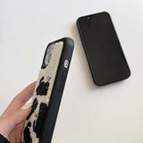 Boogzel Apparel Black Cat Embroidered iPhone Case, view 3