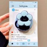 Boogzel Apparel Black Cat Flower Phone Holder, view 4
