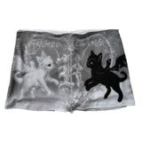 Boogzel Apparel Black Cat Mini Skirt, view 2