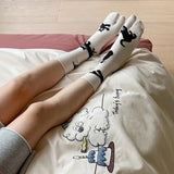 Boogzel Apparel Black Cat Split Toe Tabi Socks, view 3