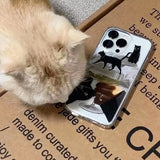 Boogzel Apparel Black Cats iPhone Case, view 2