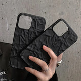 Boogzel Apparel Black Matte IPhone Case, view 3