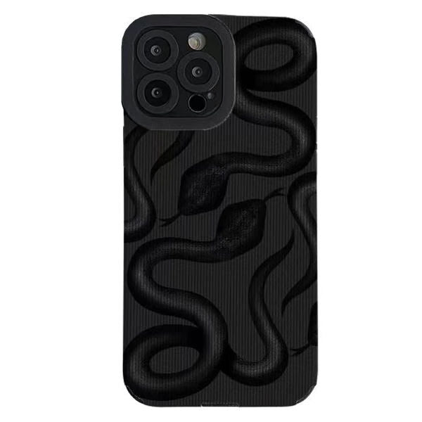 Boogzel Apparel Black Snake iPhone Case