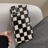 Boogzel Apparel Checkered iPhone Case, view 3