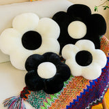 Boogzel Apparel Black & White Flower Pillow, view 5
