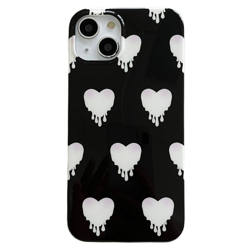 Boogzel Apparel Black & White Heart iPhone Case