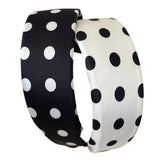 Boogzel Apparel Black & White Polka Dot Headband, view 4