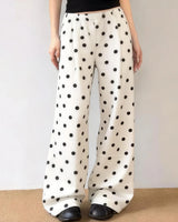 Boogzel Apparel Black & White Polka Dot Pants, view 2