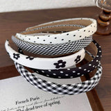 Boogzel Apparel Black & White Preppy Style Headband, view 4
