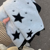 Boogzel Apparel Black & White Star Scarf, view 2