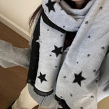 Boogzel Apparel Black & White Star Scarf, view 3