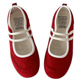 Boogzel Apparel Blokette Aesthetic Ballet Flats, view 2