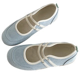 Boogzel Apparel Blokette Aesthetic Ballet Flats, view 4