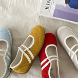 Boogzel Apparel Blokette Aesthetic Ballet Flats, view 5