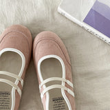Boogzel Apparel Blokette Aesthetic Ballet Flats, view 6