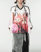 Boogzel Apparel Blokette Aesthetic Cat Long Sleeve, view 2