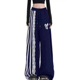 Boogzel Apparel Blokette Aesthetic Striped Pants, view 3