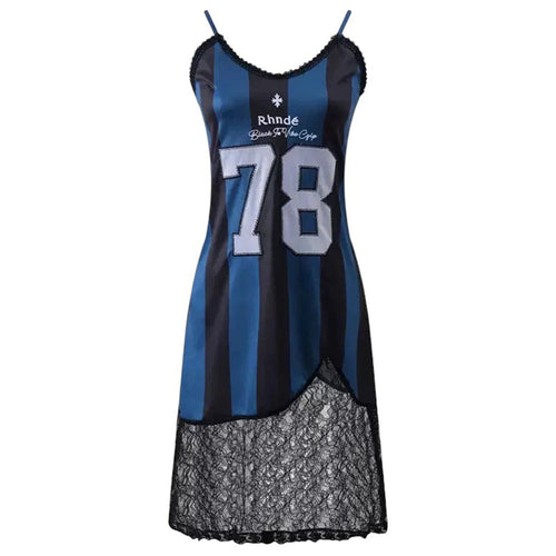 Boogzel Apparel Blokette Core 78 Lace Trim Dress