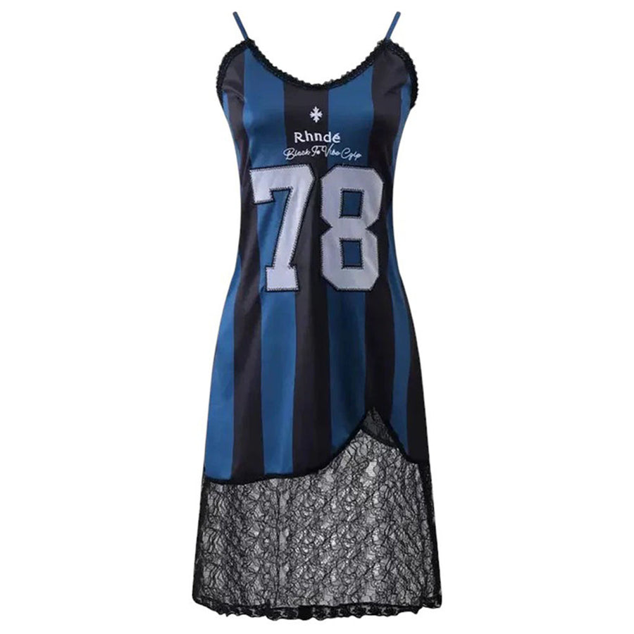 Boogzel Apparel Blokette Core 78 Lace Trim Dress