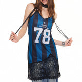 Boogzel Apparel Blokette Core 78 Lace Trim Dress, view 3
