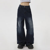 Boogzel Apparel Blokette Side Stripe Wide-Leg Jeans, view 2