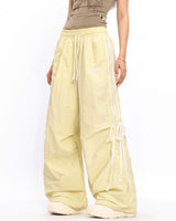 Boogzel Apparel Blokette Side Stripe Wide-Leg Trousers, view 3
