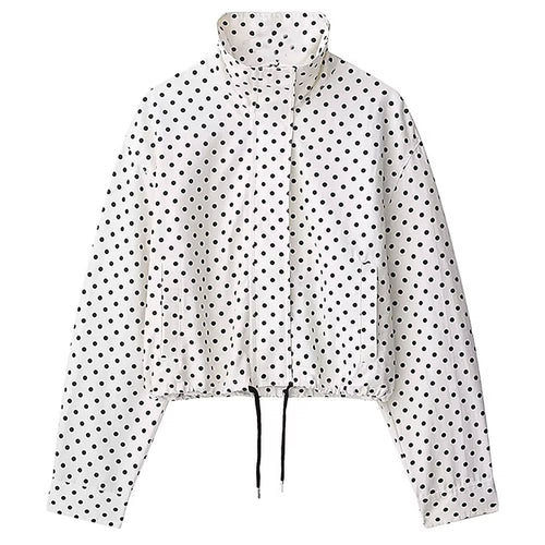 Boogzel Apparel Blokette Style Polka Dot Jacket