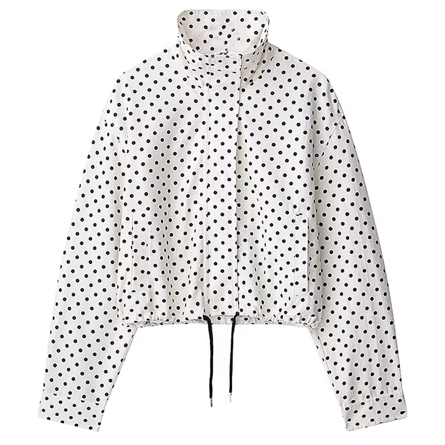 Boogzel Apparel Blokette Style Polka Dot Jacket