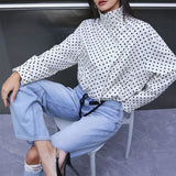 Boogzel Apparel Blokette Style Polka Dot Jacket, view 5