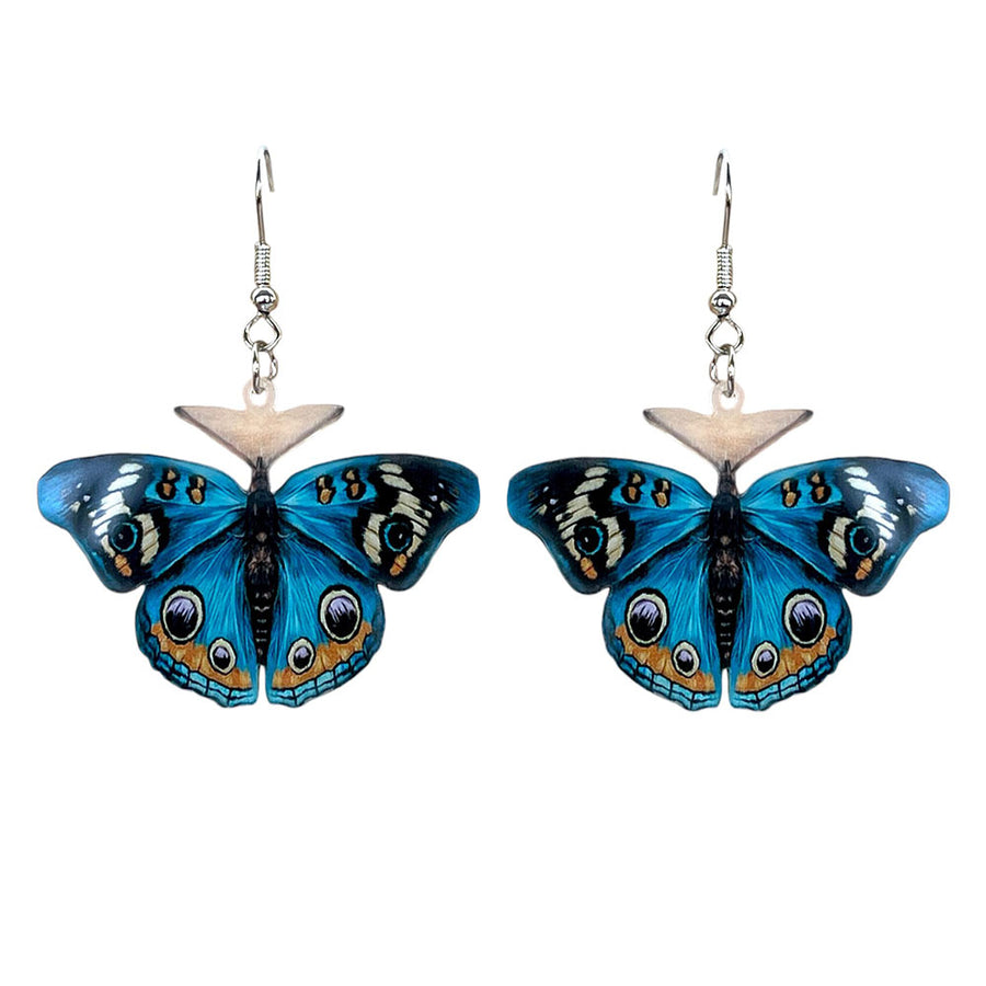 Boogzel Apparel Blue Butterfly Earrings