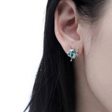Boogzel Apparel Blue & Green Eyes Stud Earrings, view 2